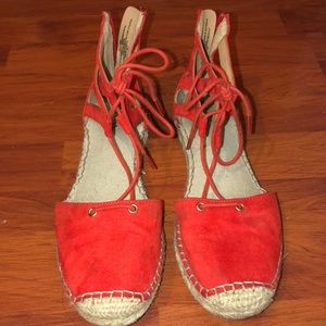 Red Espadrilles Shoes